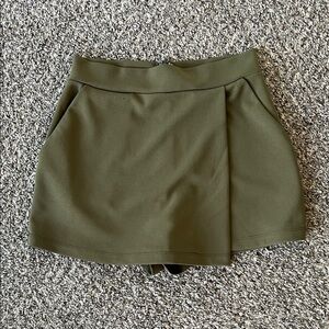 Olive Green Skort